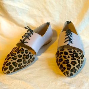 Lordes Flats with Leopard Detail
